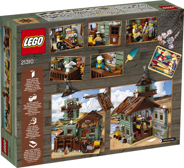 Immagine prodotto LEGO Vecchio negozio di pesca (21310, LEGO Ideas, Set LEGO rari)