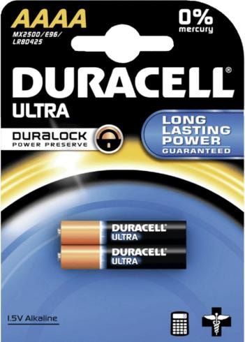 Actual product image Duracell Ultra Mini (2 pcs., AAAA, 600 mAh)