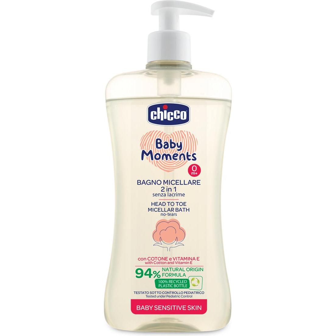 Chicco , Babykörperpflege, Mizellen Duschgel Und Shampoo 0M+