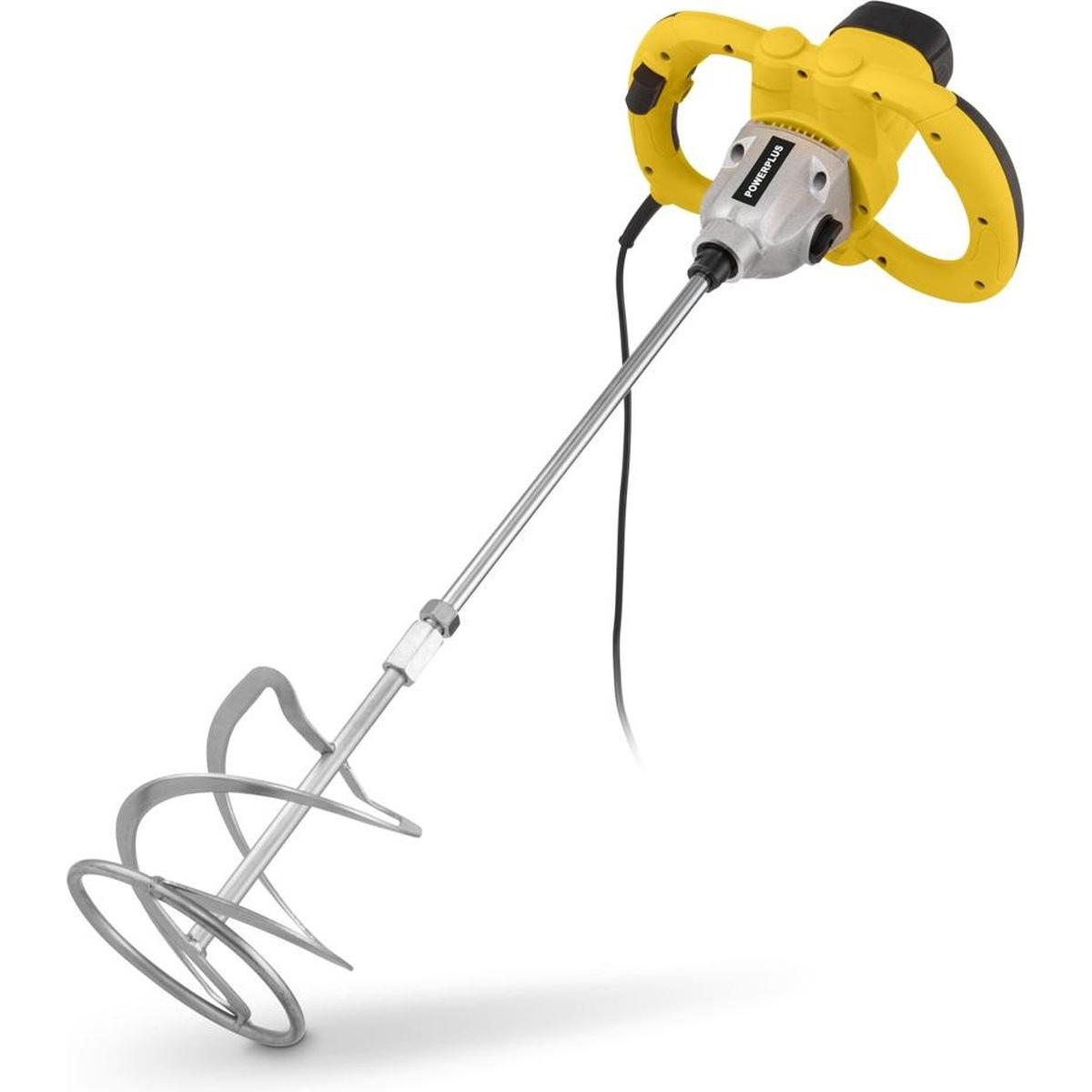 Powerplus Beton- en verfmenger POWX0842 - 1600W - Ø160 mm - M14 - 120Nm (POWX0842) (POWX0842)