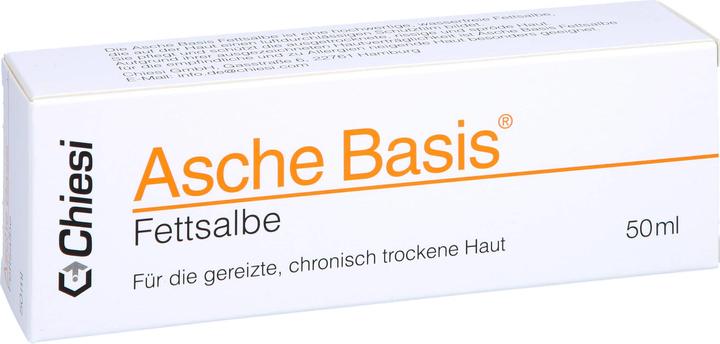 Actual product image Chiesi Ash Base Grease Ointment, 50 ml Grease Ointment (Body cream, 50 ml)