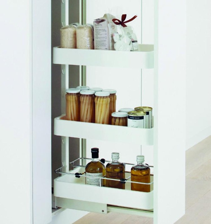Actual product image Kesseböhmer Tall cabinet front full-extension set PEKA/ Standard