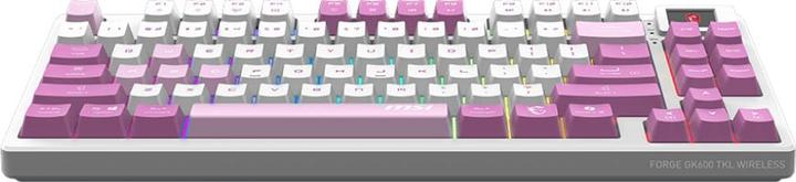 Actual product image MSI Computer keyboard KEYBOARD GAMING VIOLET US/FORGE GK600 TKL W VIOLET (US, Wireless)