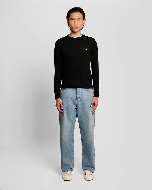Image du produit Lyle and Scott Pull col rond coton mérinos (M)