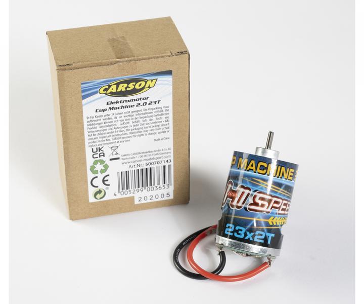 Actual product image Carson Cup Machine 2.0 23T electric motor