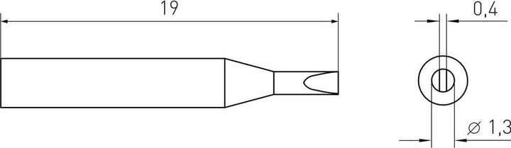Actual product image Weller Erem Soldering tip RT 3 (Soldering tip)
