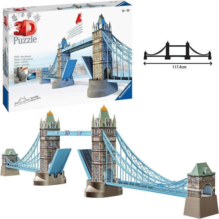 Actual product image Ravensburger Tower Bridge, London (216 pieces)