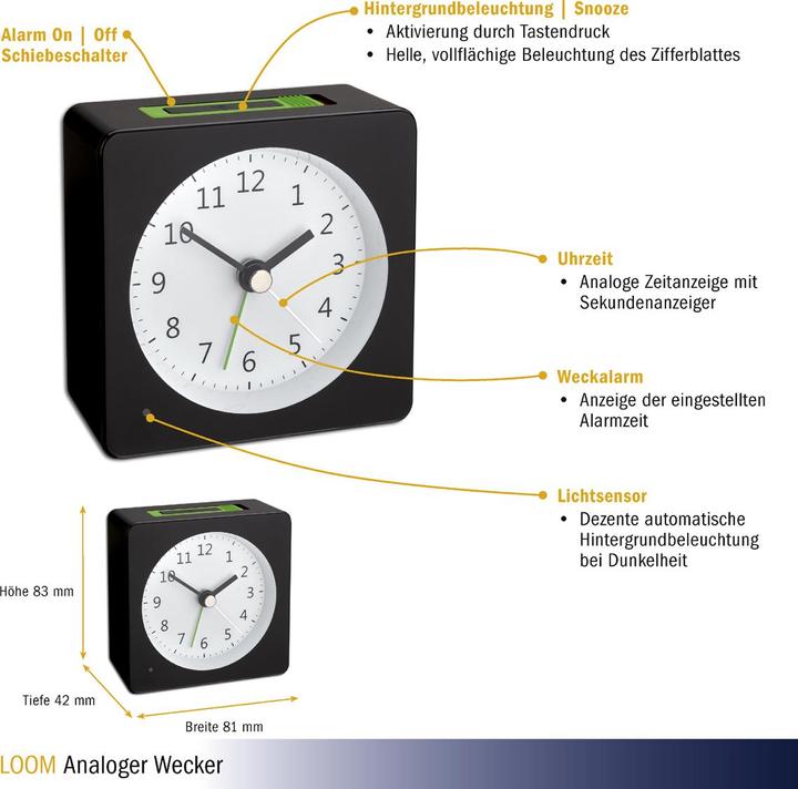 Image du produit TFA Réveil à projection radio