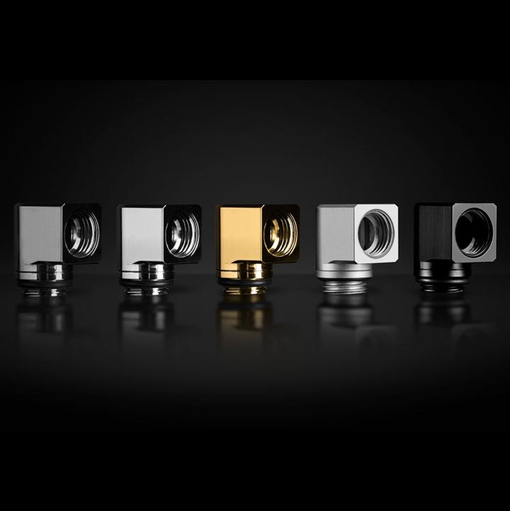 Produktbild EKWB EK-Torque Micro Adapter 90 Grad G1/4 Zoll AG auf G1/4 Zoll IG - drehbar