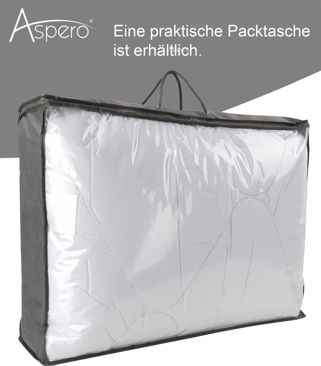 Image du produit Aspero 2 x couette toute l'année CAEN - 9179 (2400 g, 155 x 220 cm)