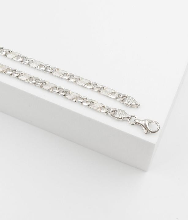 Actual product image Muau Chain of 8 (19 cm, White gold)