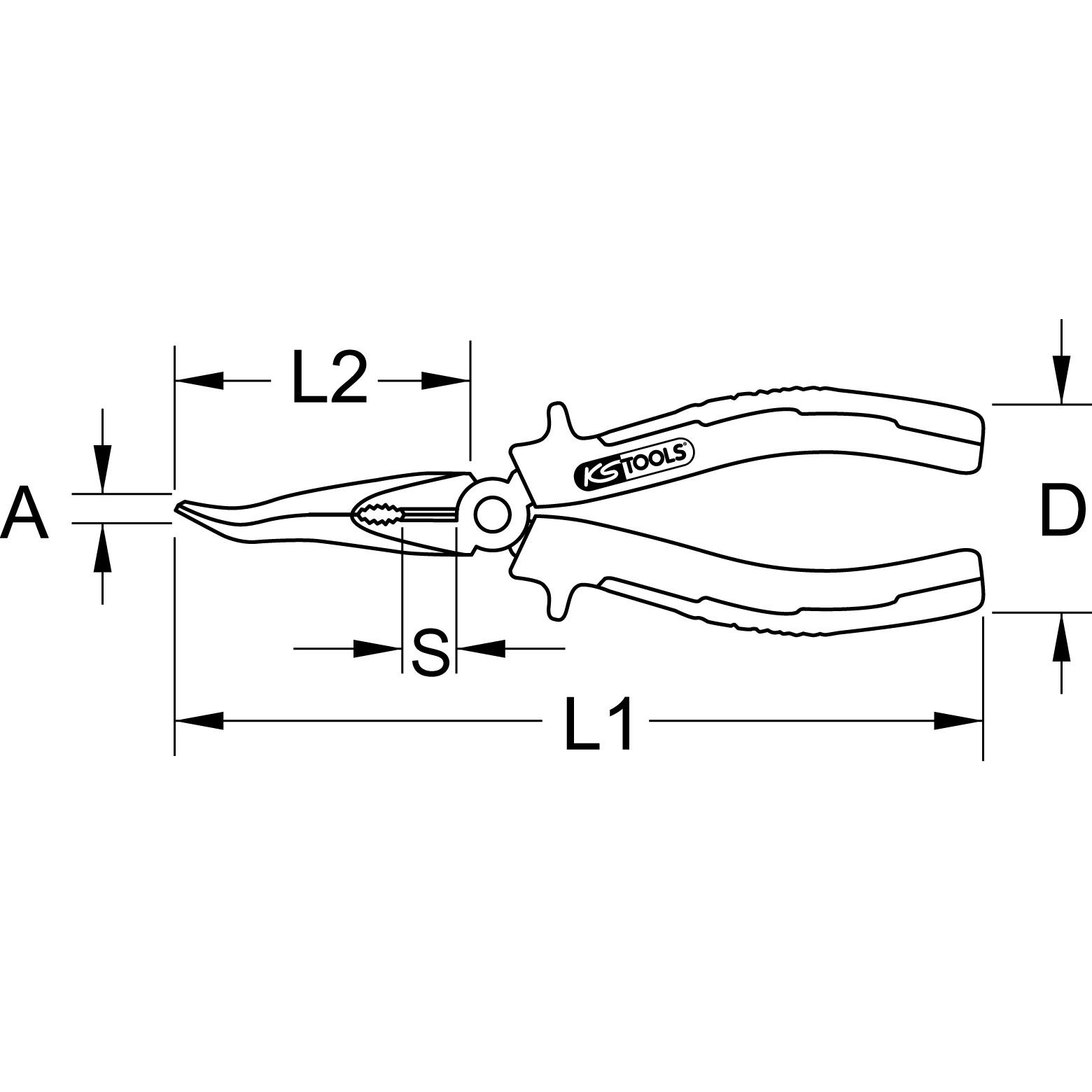 Thumbnail - KS Tools, Zange, 115.1067 (200 mm)