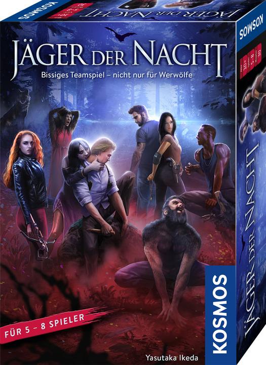 Produktbild Kosmos Jäger der Nacht Bissiges Teamspiel - nicht nur für Werwölfe (Deutsch, 5 - 8 Spieler)