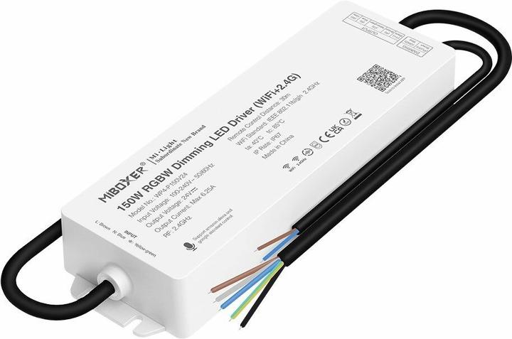 Milight Dimmable Driver 24V 150W RGBW Wireless + WLAN IP67