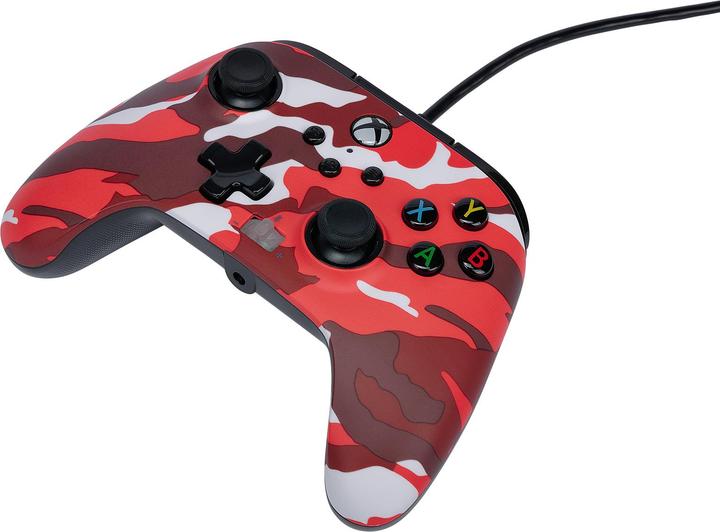 Immagine prodotto PowerA Controller cablato migliorato per Xbox Serie X|S - Rosso Camo (Xbox Series X, Xbox Serie S, Xbox One S)