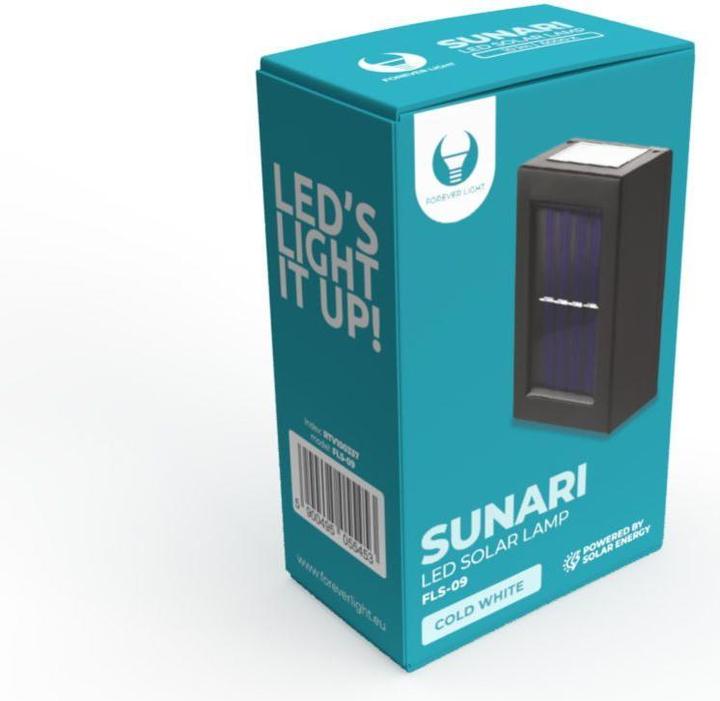 Actual product image Forever Light SUNARI Solar Lamp LED FLS-09 10lm 300mAh Li-Ion (10 lm, IP65)