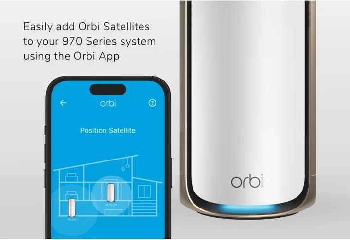 Image du produit Netgear Orbi 970 Satellite (RBE970)