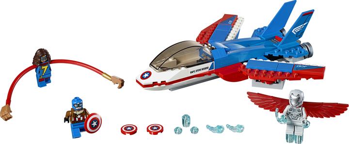 Immagine prodotto LEGO Marvel Super Heroes Captain America: Jet plane (76076, LEGO Marvel)