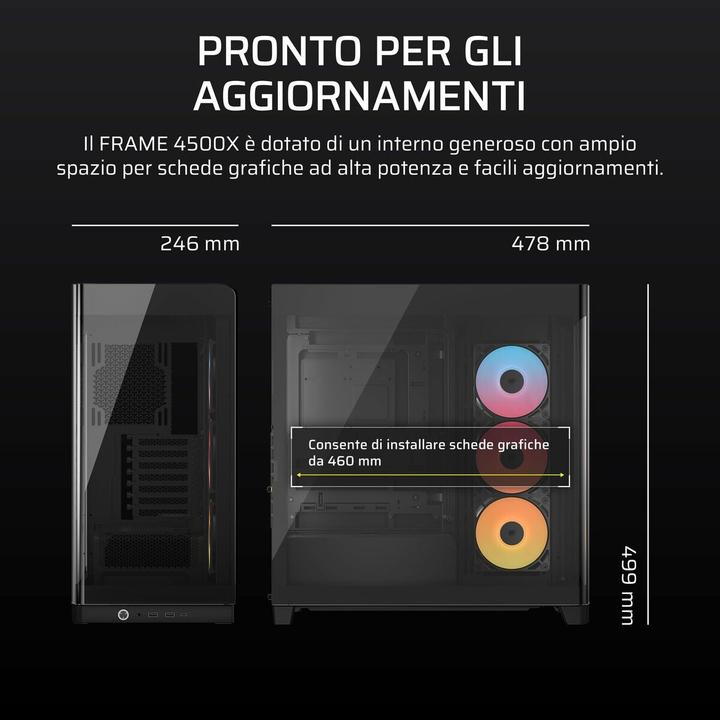 Produktbild Corsair Frame 4500X RS-R ARGB (ATX, E-ATX, mATX, Mini-ITX)