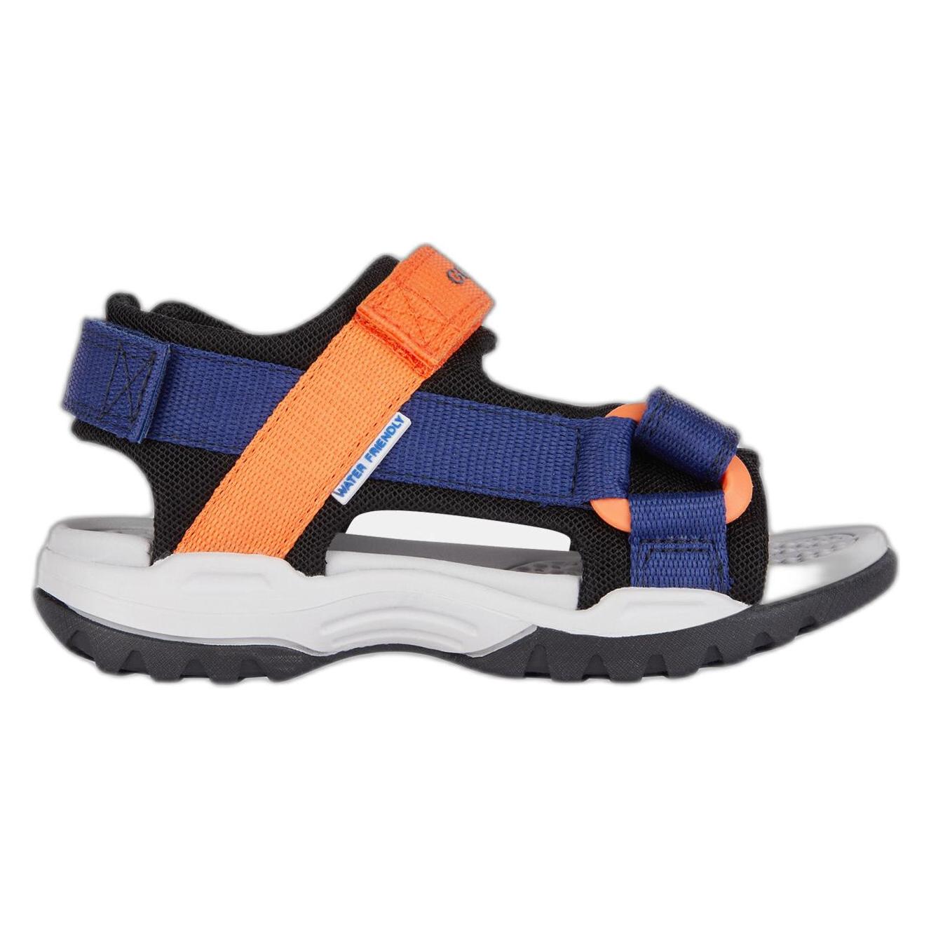 Geox, Herren, Sandalen, Borealis, Orange, Blau, (33)