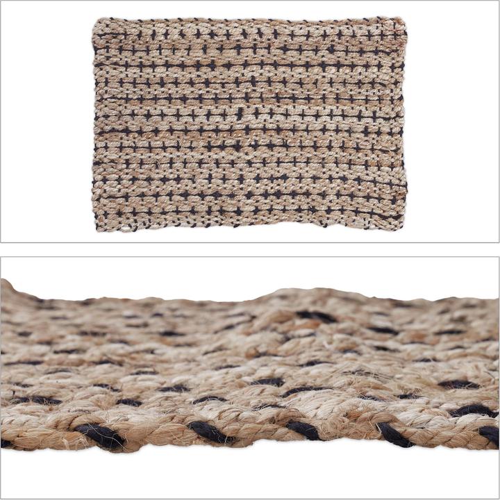 Productafbeelding Relaxdays Jute tapijt (60 x 90 x 1 cm)