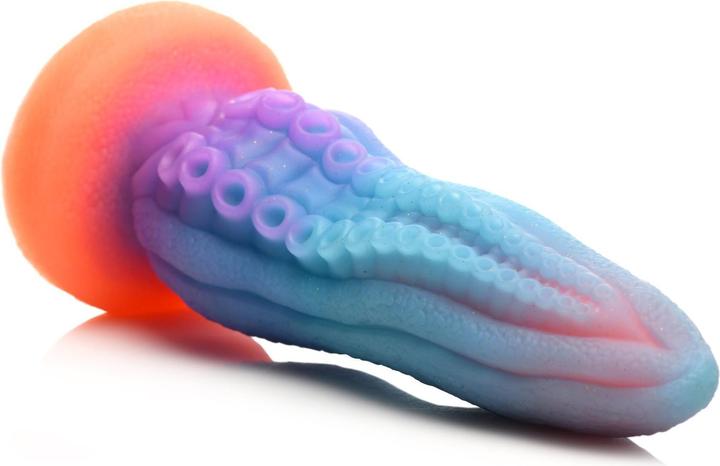 Actual product image Creature Cocks Tenta-Cock - Glow-in-the-Dark Silicone Dildo
