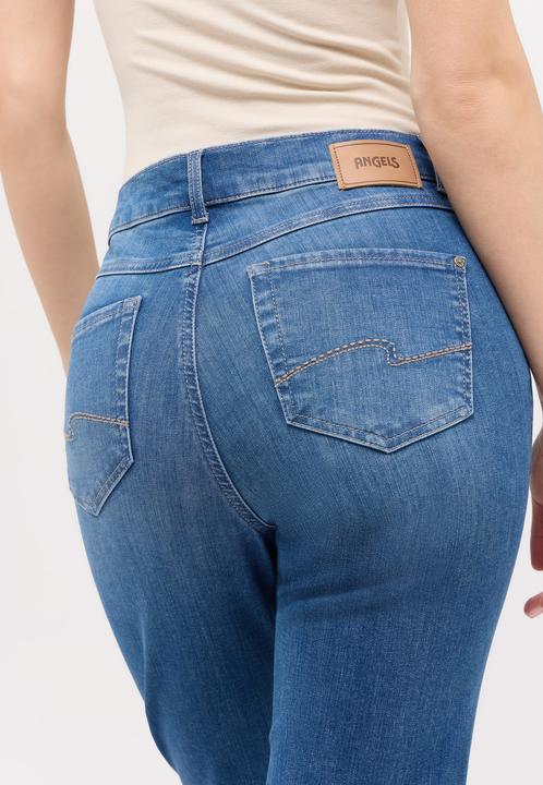 Produktbild Angels Dolly Jeans Sportiv Denim Straight Fit Mid Blue Used (W30/L32)