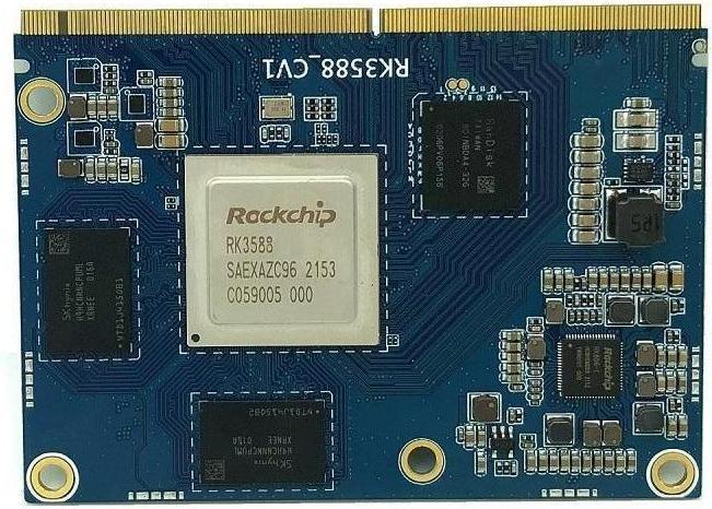 Immagine prodotto RK3588 GOLD FINGER CORE BOARD V1.4 - -RK3588 Gold finger core board V1.4 (8GB RAM32GB EMMC)