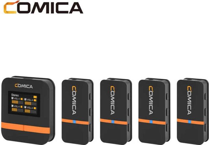 Produktbild Comica 2.4G Mini Wireless Microphone - 4 Transmitters + Laadcase Vi (16VIMOQ0000000)