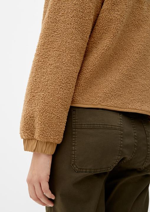 Produktbild s.Oliver Sweatshirt Jacke Jacke aus Teddyplüsch (44)