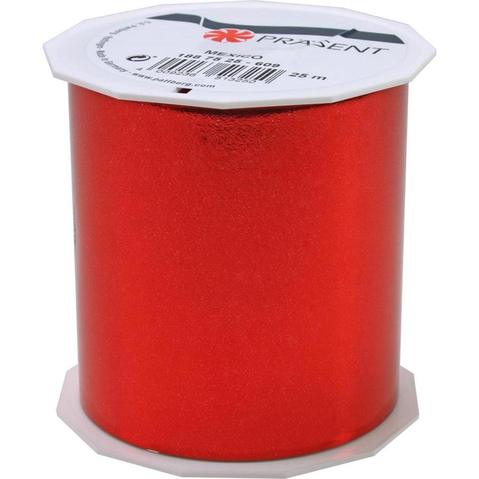 Präsent, Geschenkverpackung, Glänzendes Ringelband Mexico Polypropylen (Geschenkband, 1 x)