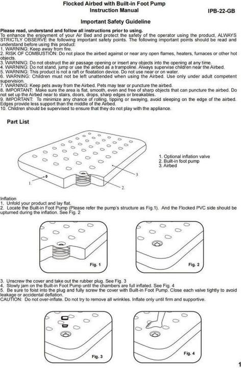 Produktbild Jilong Luftbett Doppel (130 x 185 cm)