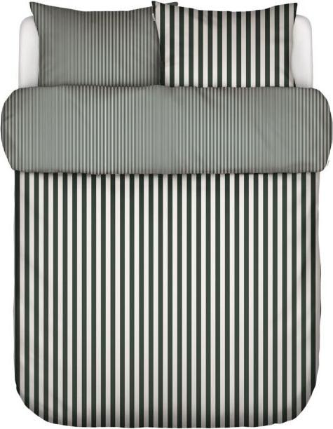Marc O'Polo Parure de lit Classic Stripe, réséda (Taie d’oreiller, 65 x 65 cm)