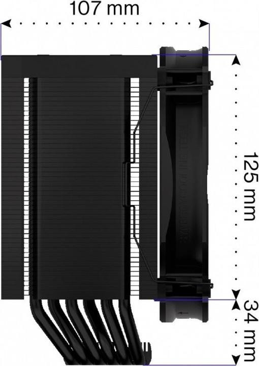 Produktbild Endorfy Fortis 5 Black (144 mm)