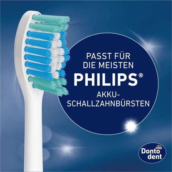 Actual product image dm Dontodent Universal attachment brushes Sonic Pro Clean (3 x)