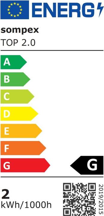 Etichetta energetica Sompex Top 2.0 oro rosa RGB (103 lm)
