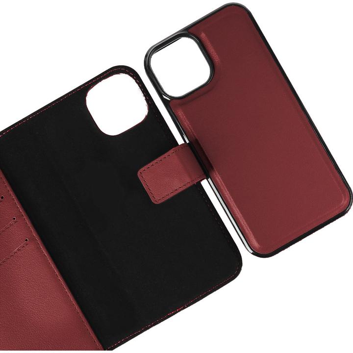 Produktbild Caseuals 2-in-1 Bookcase MagSafe iPhone 15 Red (Apple iPhone 15)