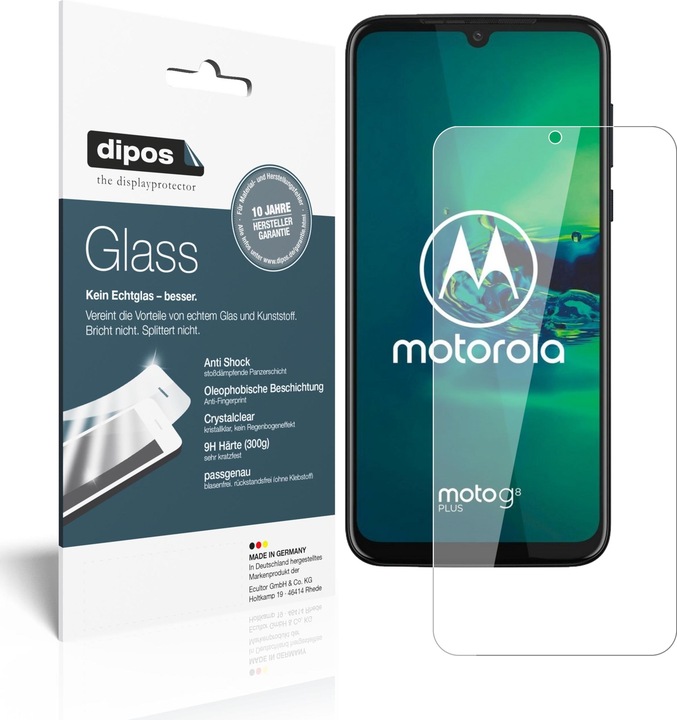 Produktbild Dipos Displayschutz Anti-Shock (2 Stück, Motorola Moto G8 Plus)