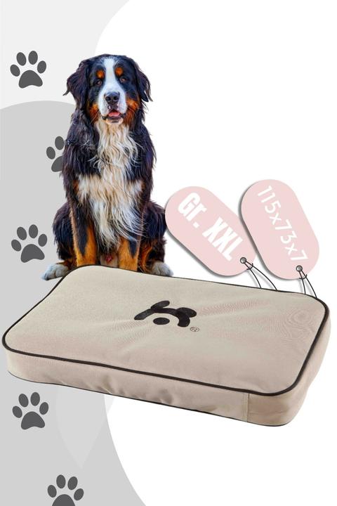 Actual product image Maelson Dog Cushion Lounge Mat cream for Soft Kennel 120 (115x73x7cm) (Dog)