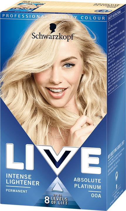 Actual product image Schwarzkopf Live Color 00A (Blond)