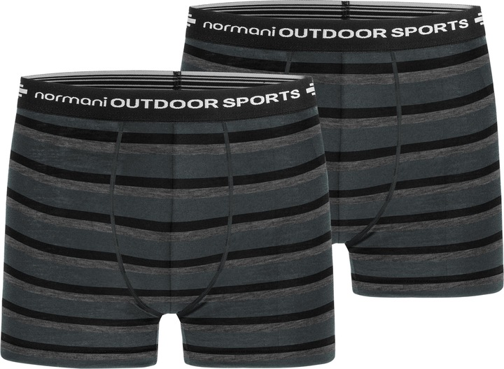 Normani 2er Pack Herren Merino Boxershorts Unterhose - 7692