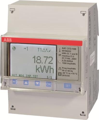 Produktbild ABB A41 412-100 Wechselstromzähler, RS485 2CMA170505R1000