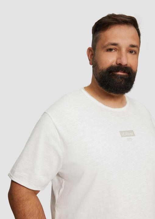 Immagine prodotto S.Oliver T-Shirt T-Shirt mit Flammgarnstruktur (XXL)
