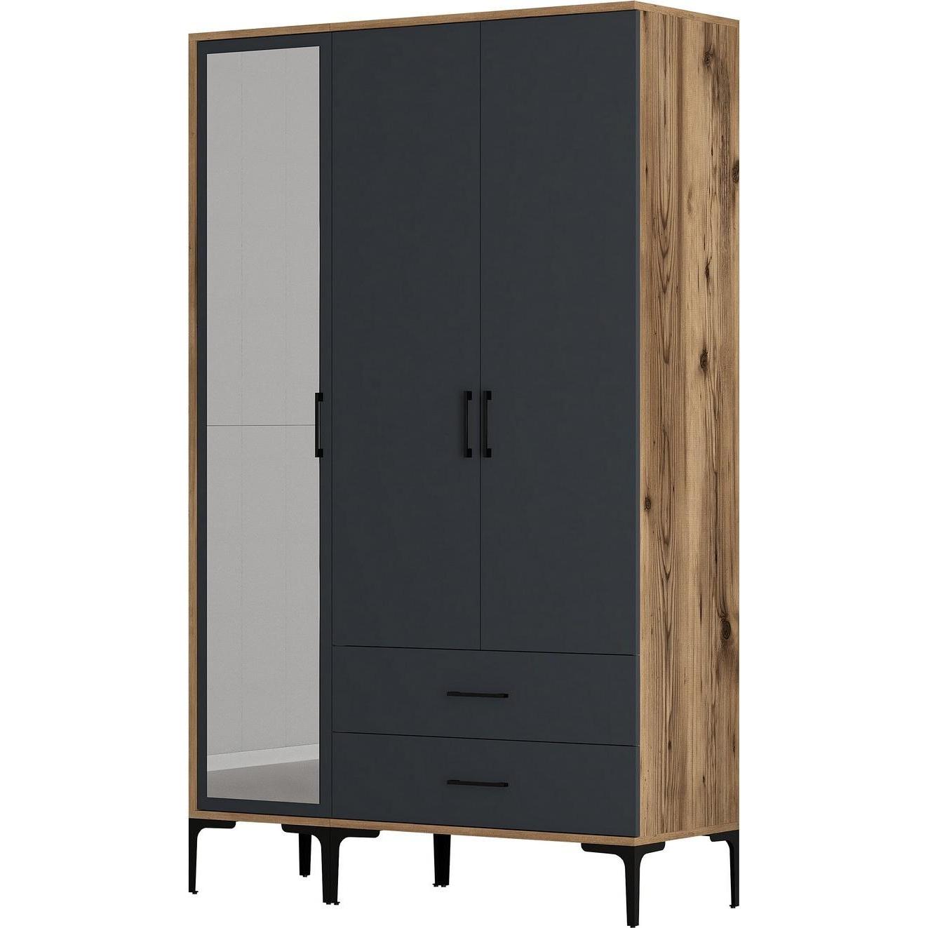 Hanah Home, Kleiderschrank, Kumsal (120 x 47.5 x 201.5 cm)