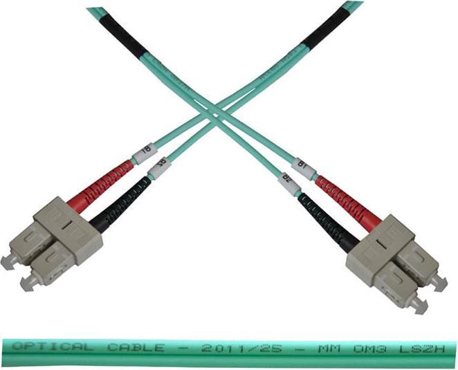 OEM Optical patch cable duplex SC-SC 50/125 MM 1m OM3 (1 m)
