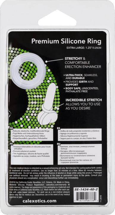 Actual product image CalExotics Premium Silicone Ring (3.25 cm)