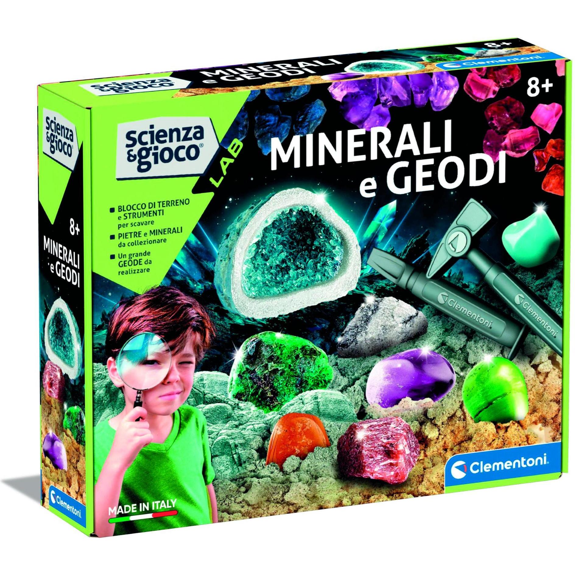 Clementoni Wissenschaftslabor Geodi Mineralogie Set mit