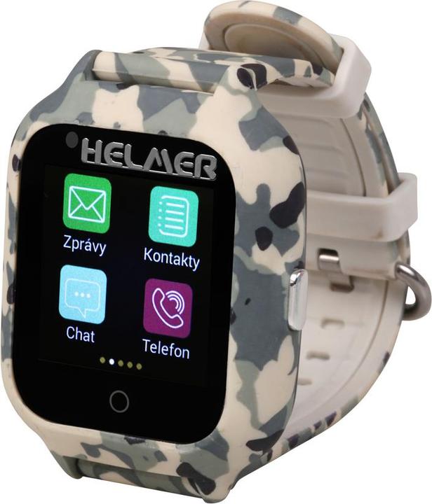 Actual product image Smart touch watch with GPS locator and camera - LK 710 4G Å¡edÃ© for kids (4G)