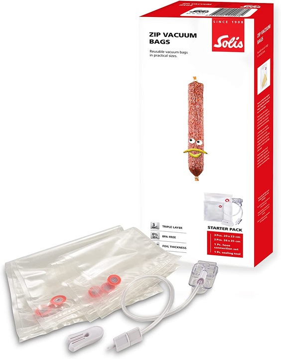Produktbild Solis Zip Vakuumierbeutel Starter Set (3 x)