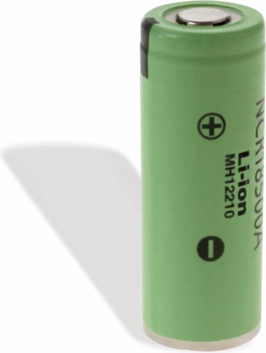 Produktbild Panasonic LiIon-Akku NCR18500A, 3,6 V-, 2040 mAh (18500, 2040 mAh)